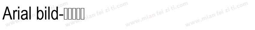 Arial bild字体转换